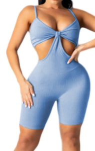 CutOut Baby Blue Romper