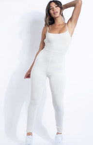 Basic Oatmeal Jumpsuit