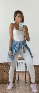 Basic Oatmeal Jumpsuit