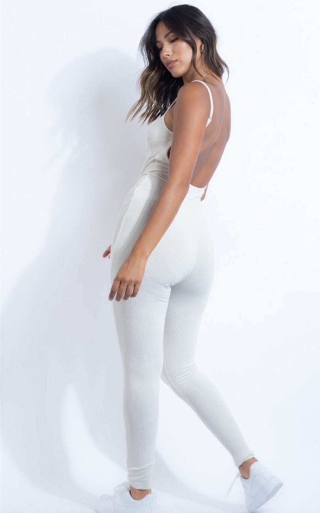 Basic Oatmeal Jumpsuit